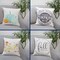 Fall Throw Pillow Covers 16x16 Rustic Vintage Farmhouse Decor